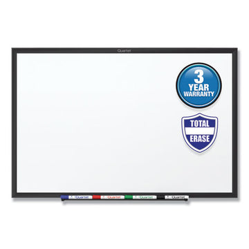 Quartet® Classic Series Total Erase Dry Erase Board, 96 X 48, White Surface, Black Frame freeshipping - TVN Wholesale